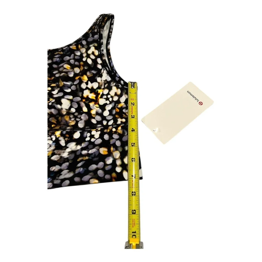 Lululemon Power Pivot Tank Metropolis Glow Women's 4 Cropped Athletic‎ NWT